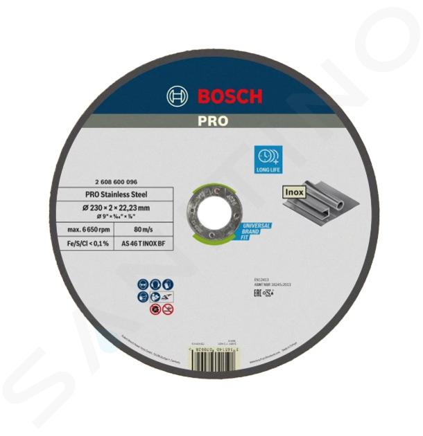 Bosch Příslušenství - Řezný kotouč na nerezovou ocel 230x22,23 mm 2608600096