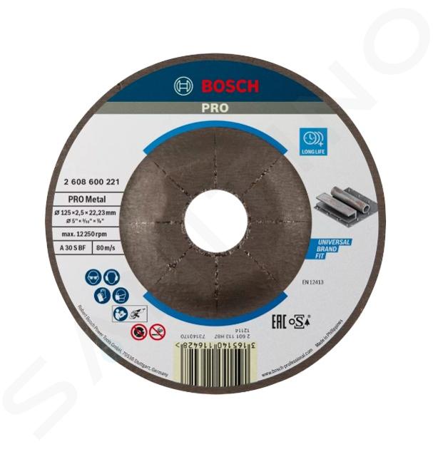 Bosch Príslušenstvo - Rezný kotúč na kov 125x22,23 mm 2608600221