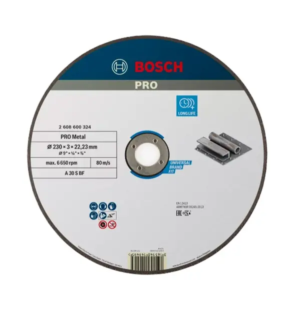Levně Bosch Příslušenství - Řezný kotouč na kov 230x22,23 mm 2608600324