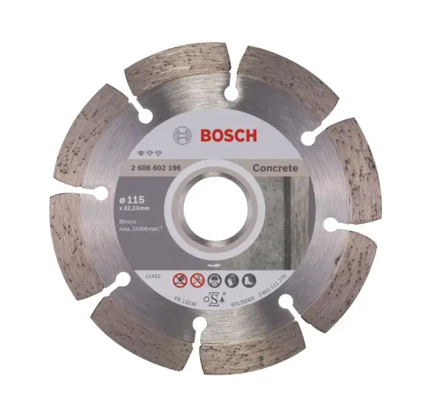 Levně Bosch Příslušenství - Diamantový řezný kotouč na beton 115x22,23 mm 2608602196
