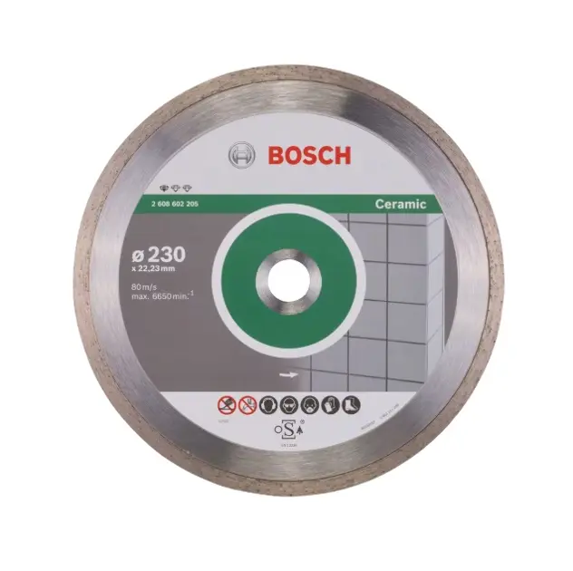 Levně Bosch Příslušenství - Diamantový řezný kotouč na dlaždice a obklady 230x22,23 mm 2608602205