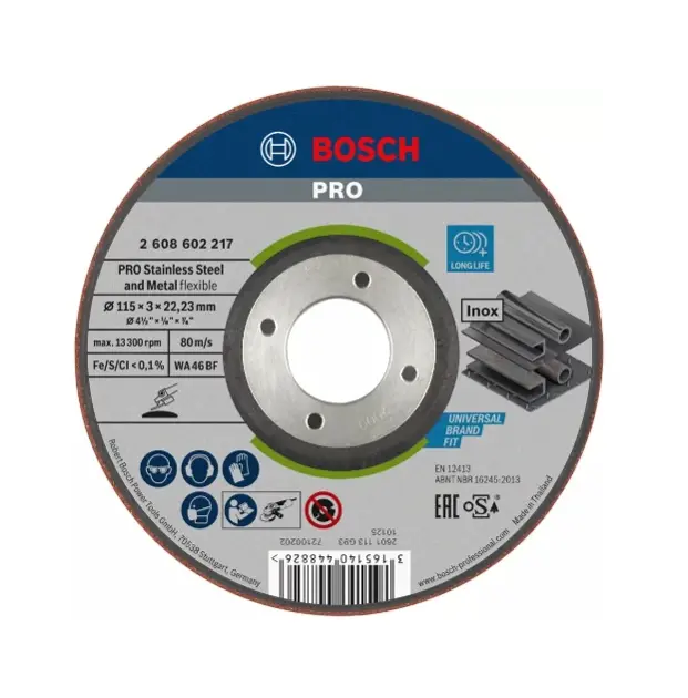 Levně Bosch Příslušenství - Brusný kotouč na nerezovou ocel 115x22,23 mm 2608602217