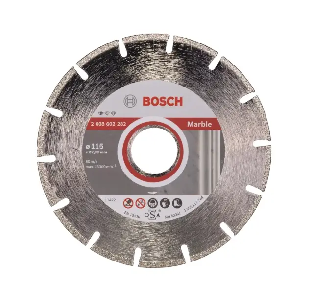Levně Bosch Příslušenství - Diamantový řezný kotouč na mramor 115x22,23 mm 2608602282