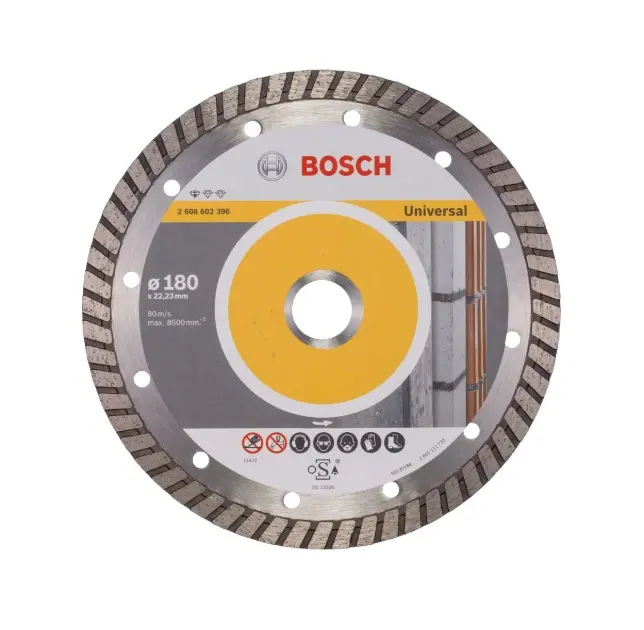 Levně Bosch Příslušenství - Diamantový řezný kotouč na stavební materiály 180x22,23 mm 2608602396
