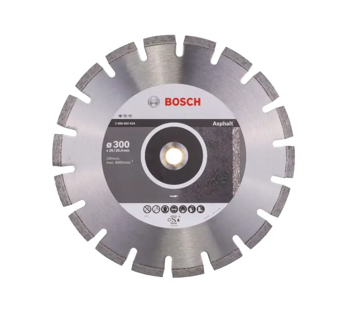 Levně Bosch Příslušenství - Diamantový řezný kotouč na asfalt 300x20/25,4 mm 2608602624