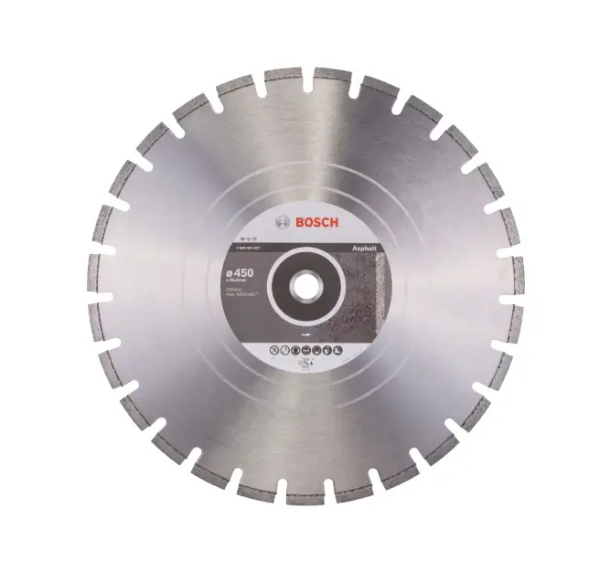 Levně Bosch Příslušenství - Diamantový řezný kotouč na asfalt 450x25,4 mm 2608602627