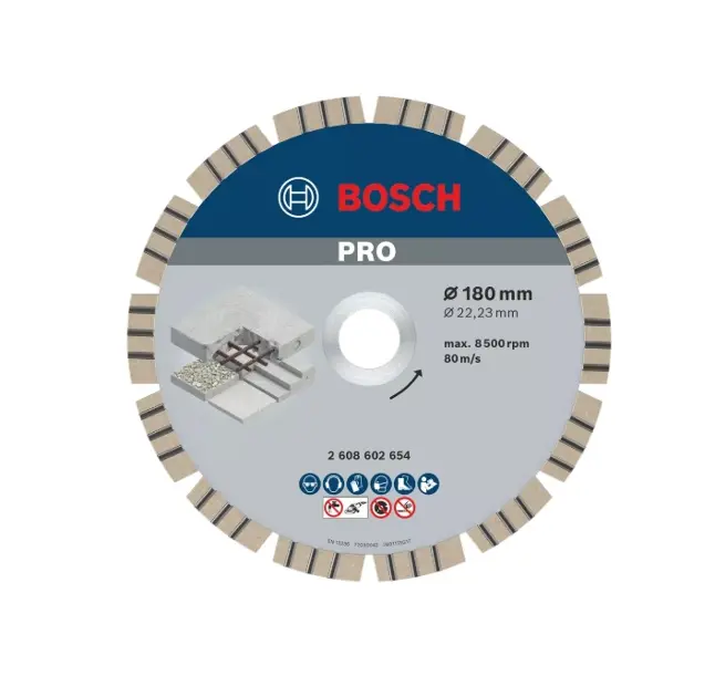 Levně Bosch Příslušenství - Diamantový řezný kotouč na beton 180x22,23 mm 2608602654