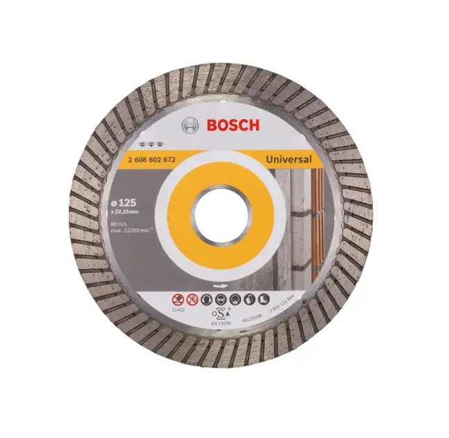 Levně Bosch Příslušenství - Diamantový řezný kotouč na stavební materiály 125x22,23 mm 2608602672