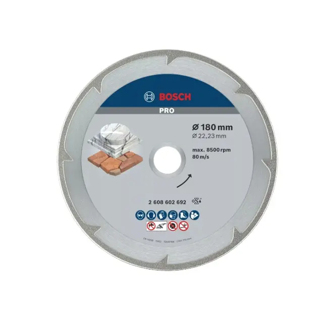 Levně Bosch Příslušenství - Diamantový řezný kotouč na mramor 180x22,23 mm 2608602692