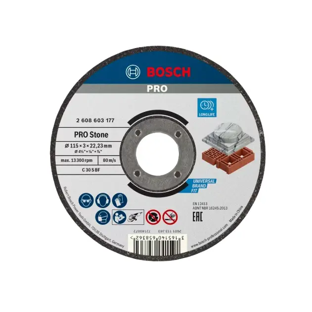E-shop Bosch - Rezný kotúč na kameň 115x22,23 mm 2608603177