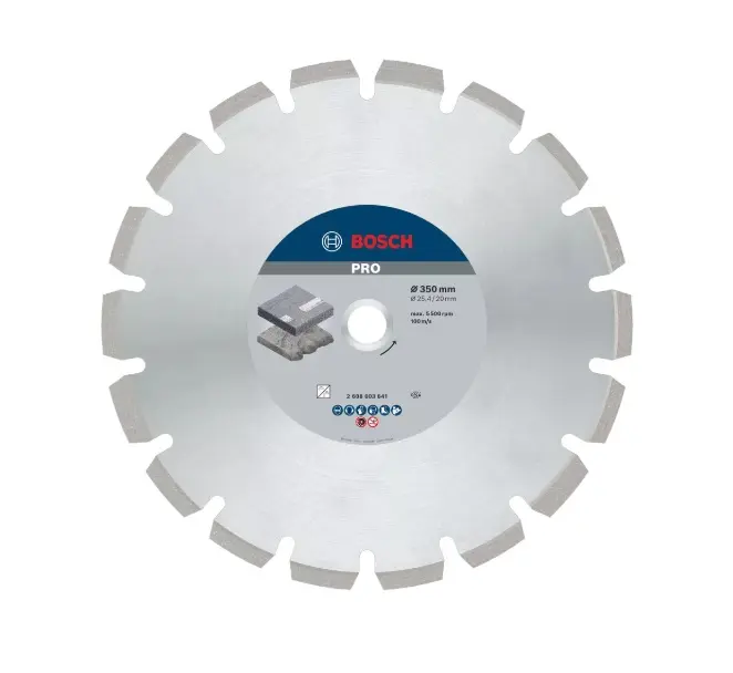 Levně Bosch Příslušenství - Diamantový řezný kotouč na asfalt 350x20/25,4 mm 2608603641