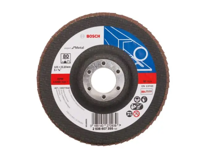 Levně Bosch Příslušenství - Lamelový brusný kotouč na ocel, P80, průměr 125 mm 2608607355