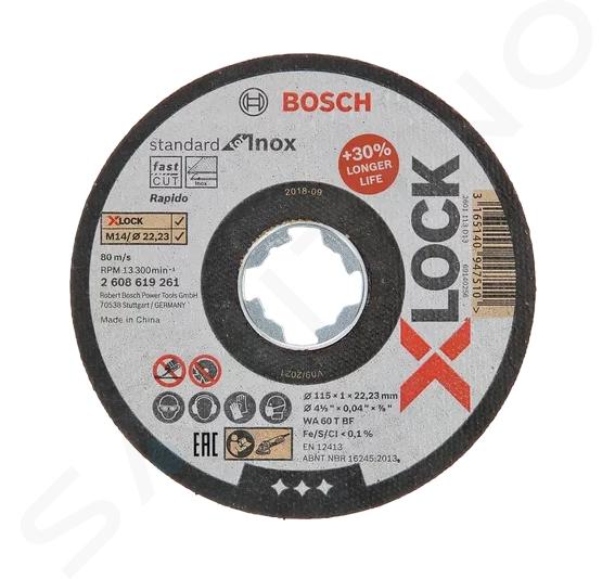 Bosch Accesorios - Disco de corte para acero 115x22,23 mm 2608619261