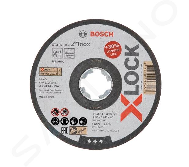 Bosch Príslušenstvo - Rezný kotúč na oceľ 125x22,23 mm 2608619262