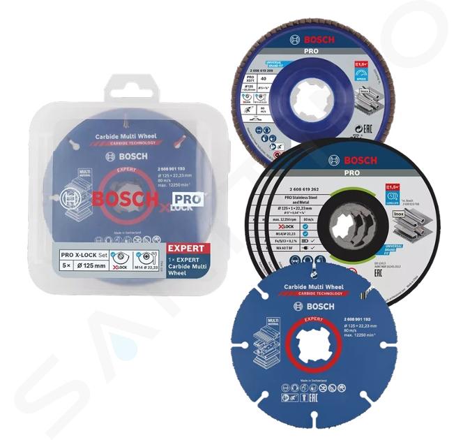 Bosch Zubehör - 5-teiliges Trenn- und Schleifscheiben-Set 125x22,23 mm 2608619374