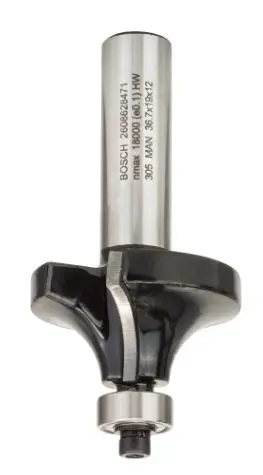Levně Bosch Příslušenství - Frézovací bit na dřevo, zaoblovací, 36,7x70 mm 2608628471