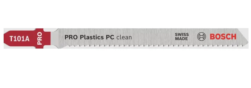 Levně Bosch Příslušenství - Sada pilových plátků na plasty 13 TPI, délka 100 mm, 5 ks 2608631010