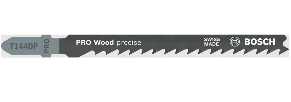 Levně Bosch Příslušenství - Sada pilových plátků na dřevo 6 TPI, délka 100 mm, 100 ks 2608633A42