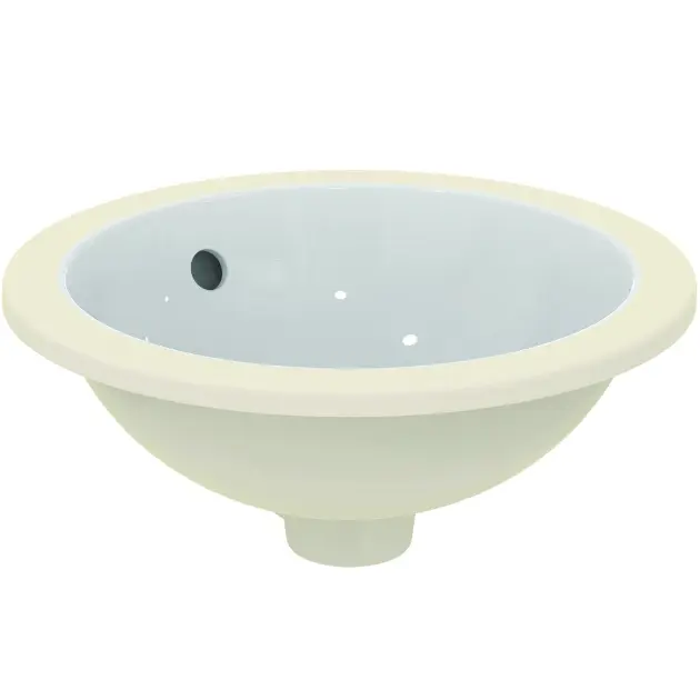 Levně Ideal Standard Connect - Umyvadlo pod desku, průměr 38 cm, s přepadem, bílá E505201