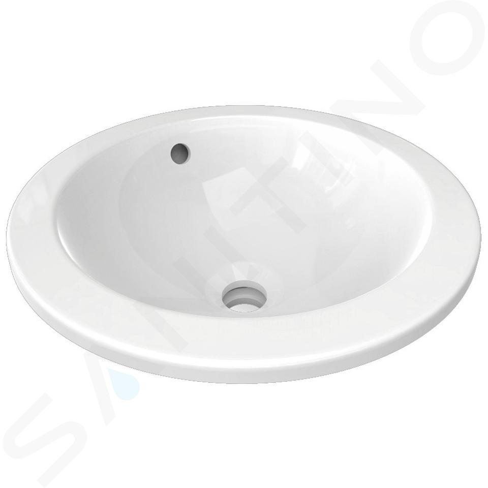 Ideal Standard Connect - Lavabo ad incasso 380 mm, con troppopieno, bianco E505101