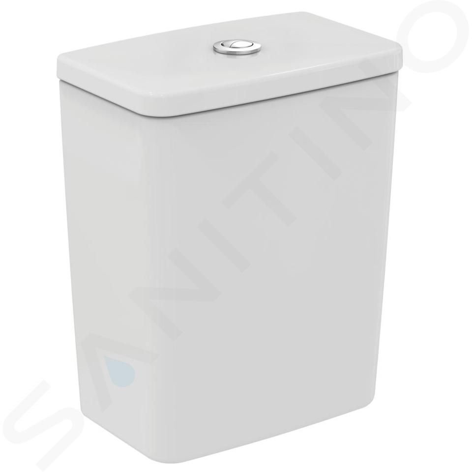 Ideal Standard Connect Air - Réservoir de chasse Cube, alimentation par le bas, blanc E073401