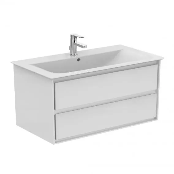 Levně Ideal Standard Connect Air - Skříňka pod umyvadlo, 100x44x52 cm, lesklá bílá/bílá mat E0821B2