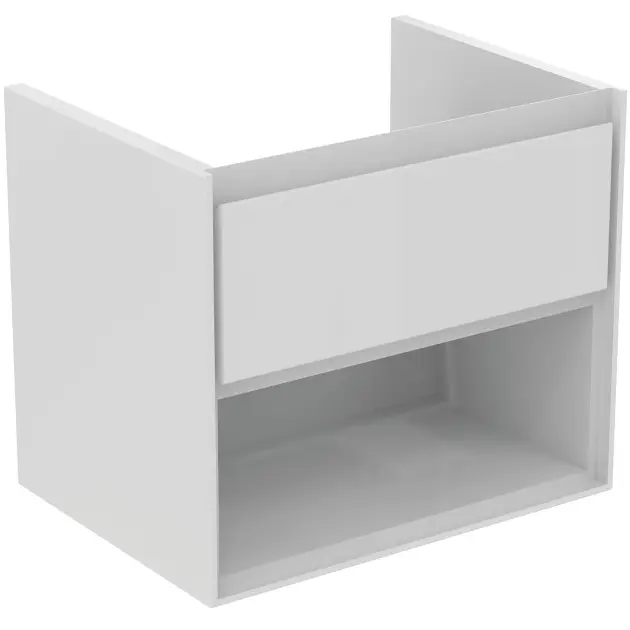 Levně Ideal Standard Connect Air - Skříňka pod umyvadlo, 60x44x52 cm, lesklá bílá/bílá mat E0826B2