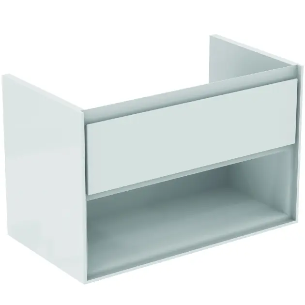 Levně Ideal Standard Connect Air - Skříňka pod umyvadlo, 80x44x52 cm, lesklá bílá/bílá mat E0827B2