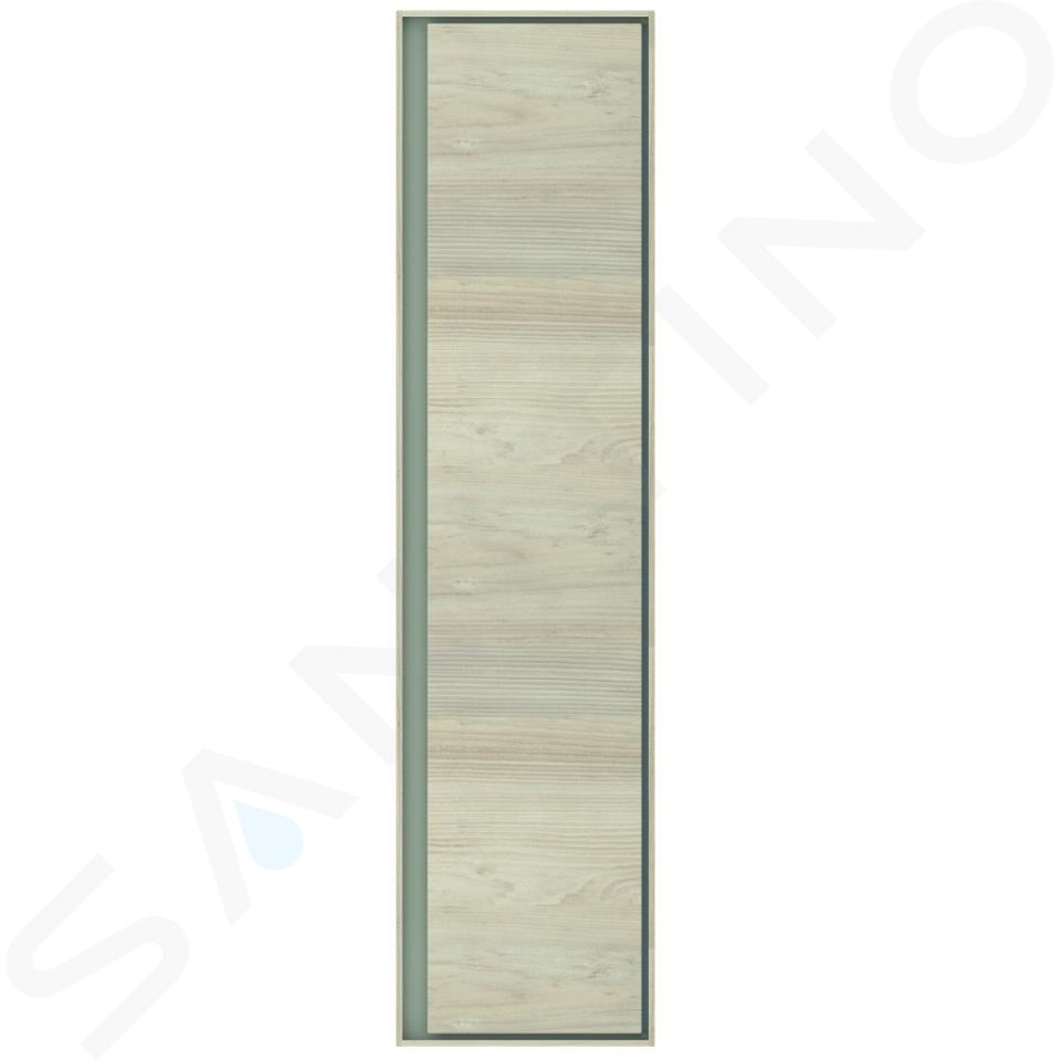 Ideal Standard Connect Air - Petite armoire haute 400x300x1.600 mm, décor : bois clair/brun clair mat E0832UK