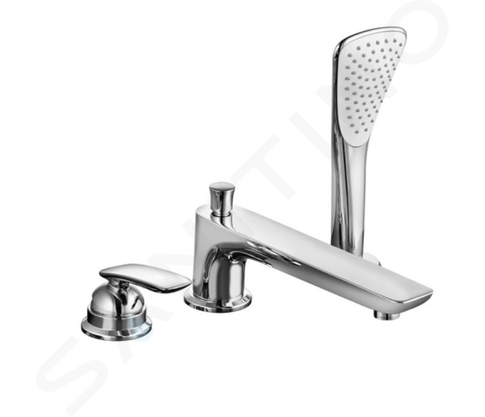 Kludi Balance - Miscelatore a 3 fori per vasca da bagno, cromato 524470575