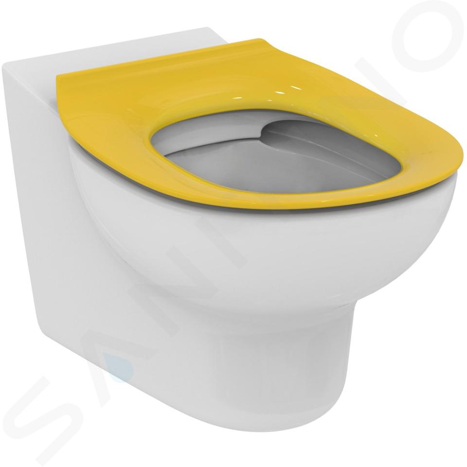 Ideal Standard Contour 21 - Sedile WC per bambini 7-11 anni (S3128 a S3126) senza copriwater, giallo S454579