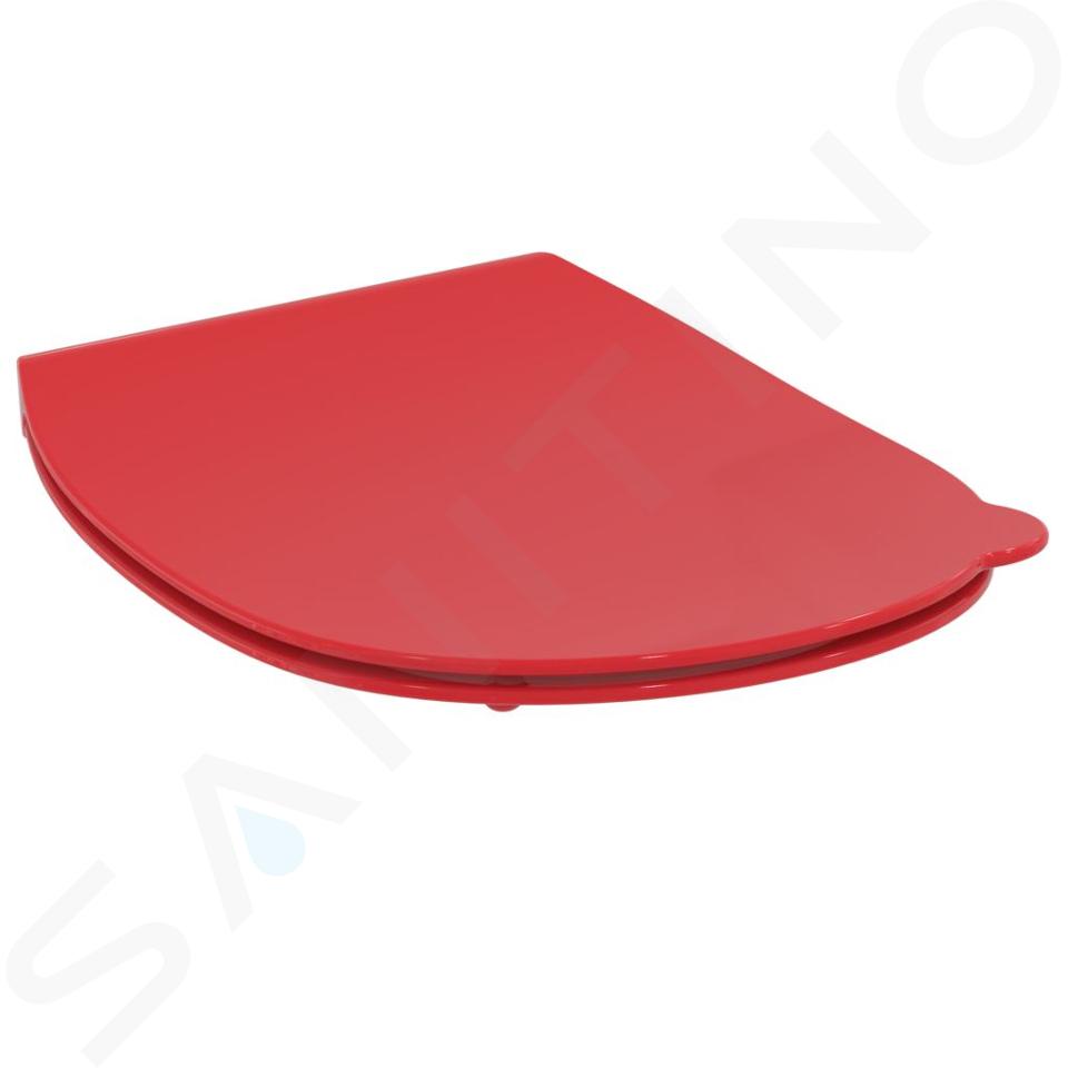 Ideal Standard Contour 21 - Asiento de WC para niños, rojo S4536GQ