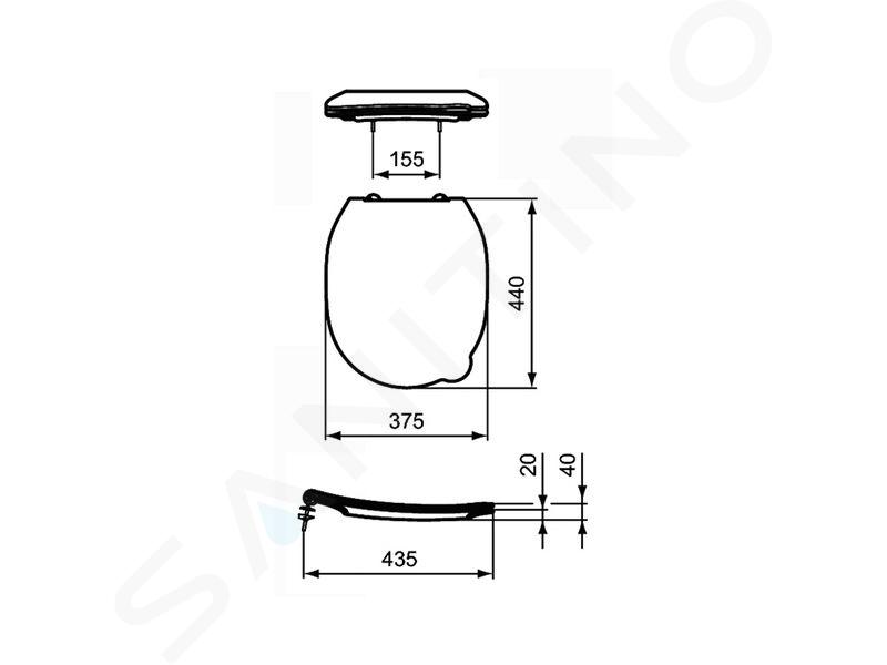 S4536 Contour 21 Abattant pour cuvette enfant