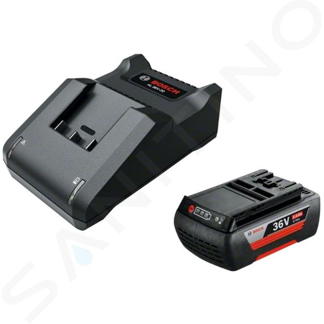 Bosch Accessoires - Set chargeur 2A et 1 batterie 36 V Li-Ion 2,0 Ah F016800609