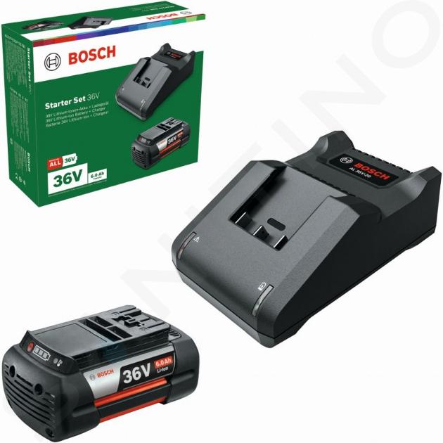 Bosch Accessoires - Set chargeur 2A et batterie 36 V Li-Ion 6,0 Ah F016800636