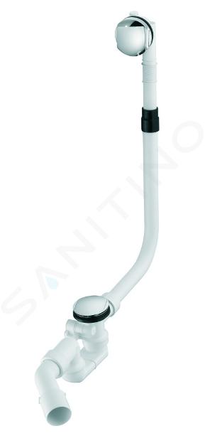 Ideal Standard Dea - Sistema di scarico e troppopieno Multiplex (diametro 52 mm) estendibile, cromo K7810AA