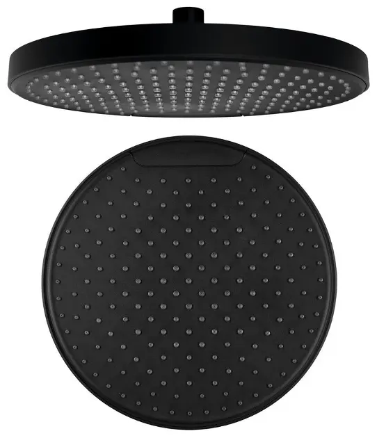 Sapho - Glavni tuš, promjer 26 cm, mat crna SK151B