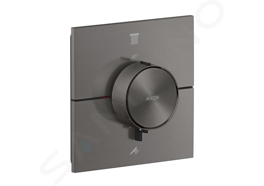 Axor ShowerSelect ID - Termostatická batéria pod omietku, na 2 spotrebiče, kefovaný čierny chróm 36752340