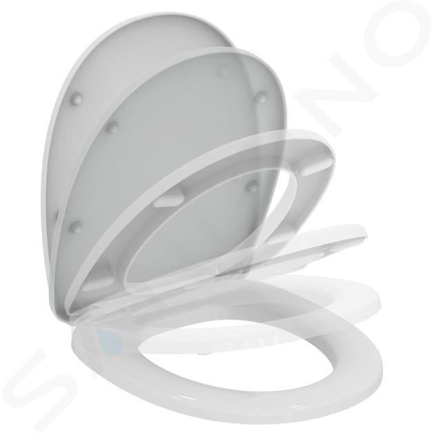 Ideal Standard Eurovit - WC sedátko Soft-close, bílá W301801