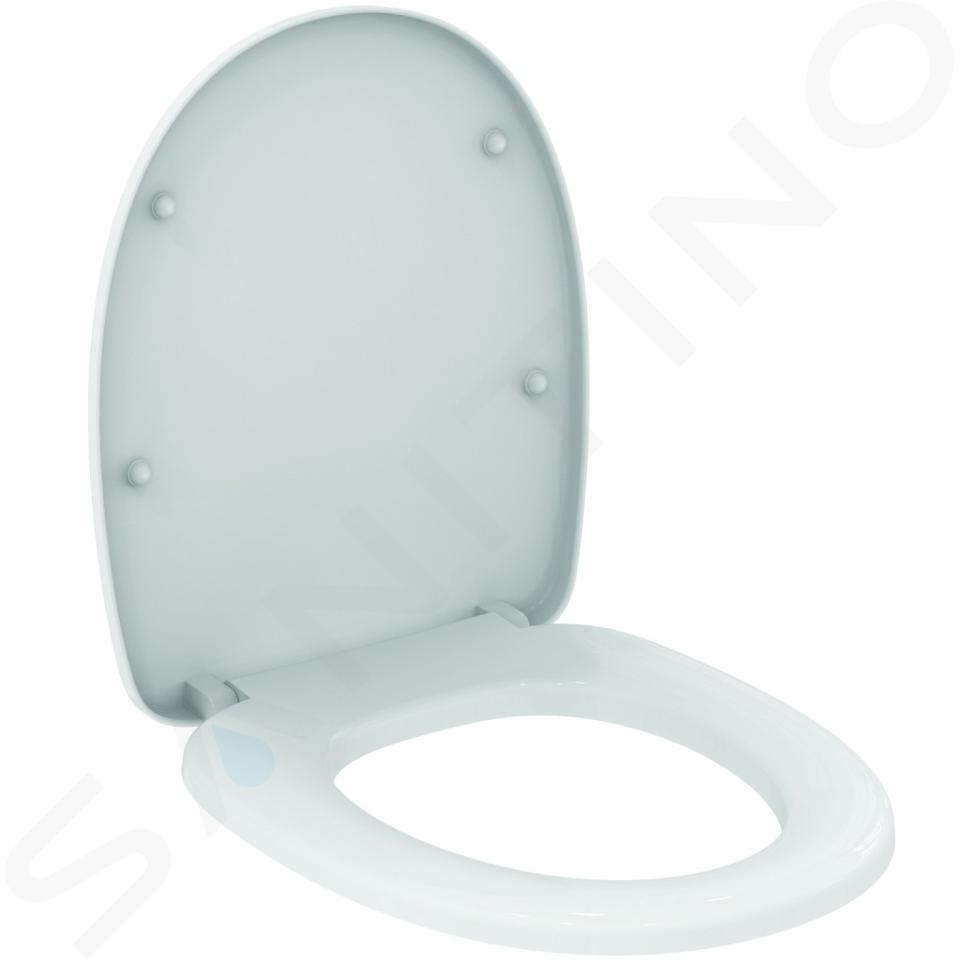 Sedile Wc Ideal Standard® Quarzo-Eurovit Bianco Lucido con Cerniere in  Nylon - Iperceramica