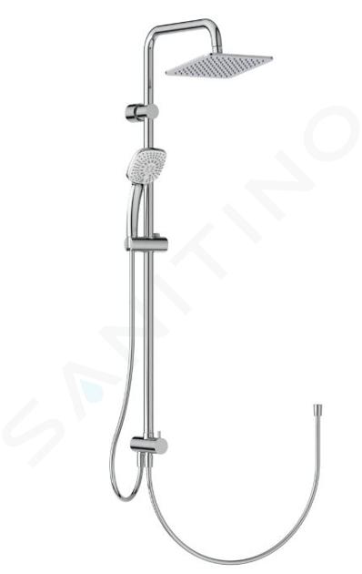 Ideal Standard Idealrain Cube - Conjunto de ducha 200, para combinación con grifo de pared, cromo A5862AA