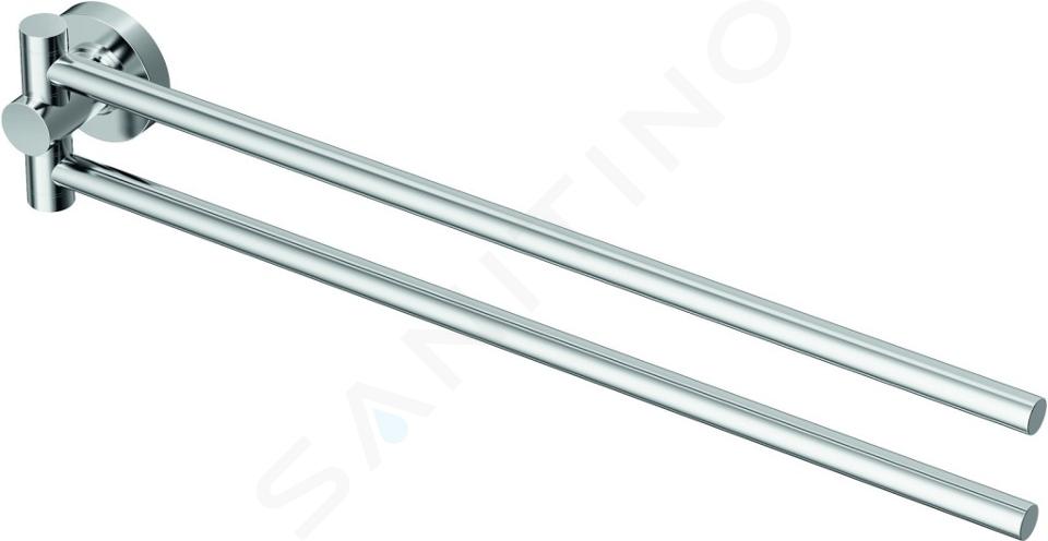 Ideal Standard IOM - Scopino WC con supporto, acciaio inox A9128MY