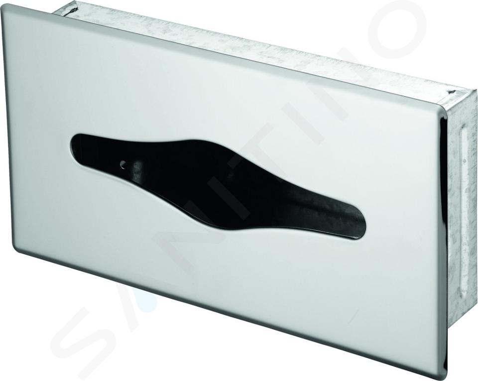 Ideal Standard IOM - Portasciugamani di carta ad incasso, acciaio inox A9133MY