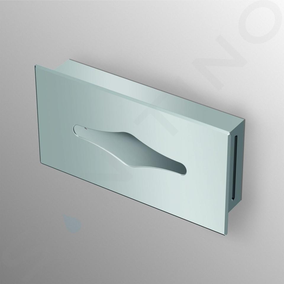 Ideal Standard IOM - Portasciugamani di carta ad incasso, acciaio inox  A9133MY