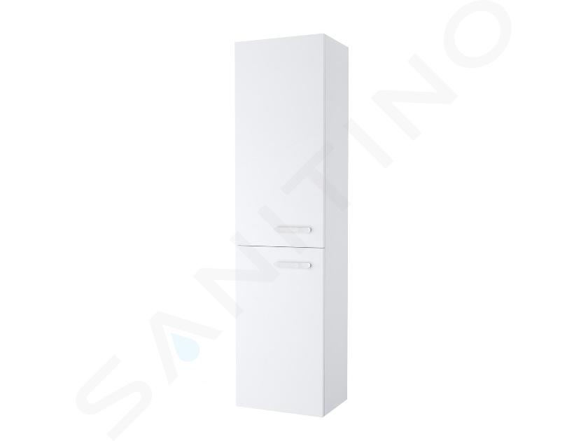 Ravak Chrome II - Hochschrank 39x150x29 cm, 2 Türen, links, weiß glänzend X000001780
