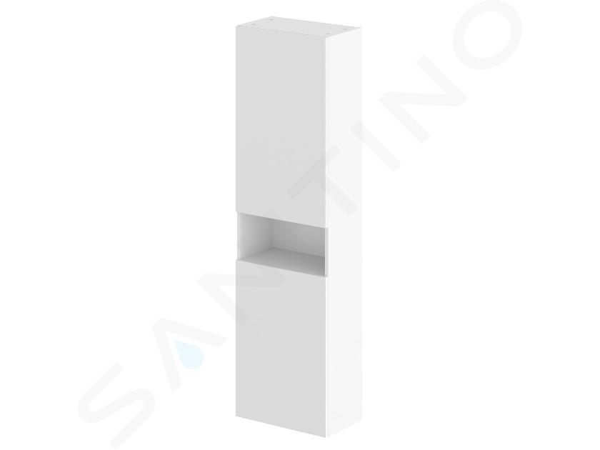 Ravak Natural - Hoge kast 45x26x160 cm, 2 deuren L/R, glanzend wit X000001789