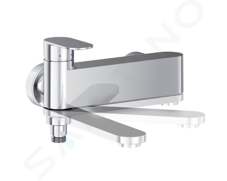 Ravak Chrome II - Miscelatore per vasca da bagno, cromo X070451