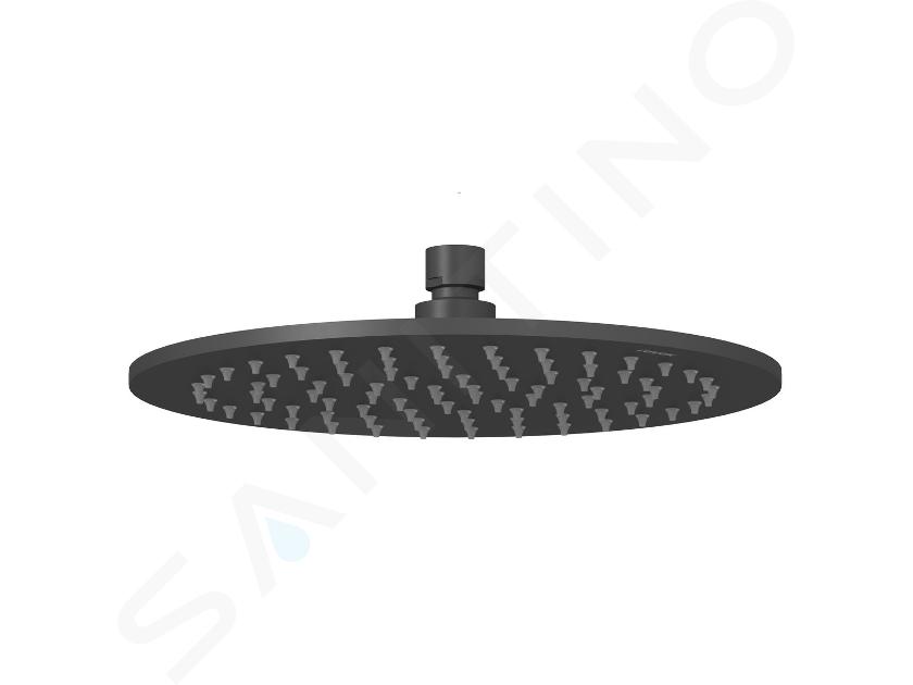 Ravak Duschen - Kopfbrause, Durchmesser 25 cm, schwarz matt X070518
