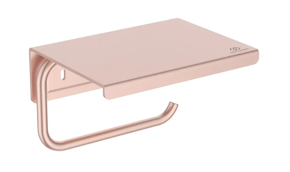 Ideal Standard ALU+ - Držák toaletního papíru s poličkou, Rose BD592RO