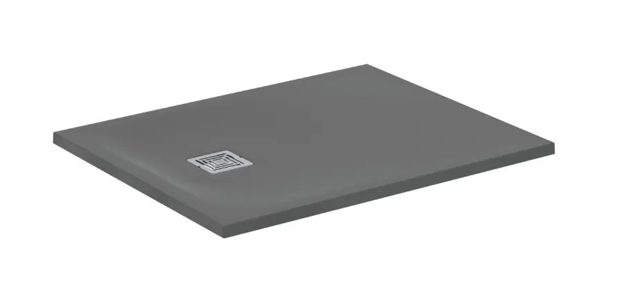Levně Ideal Standard Ultra Flat S + - Sprchová vanička 100x80 cm, Anti-Slip, šedá T5596FS